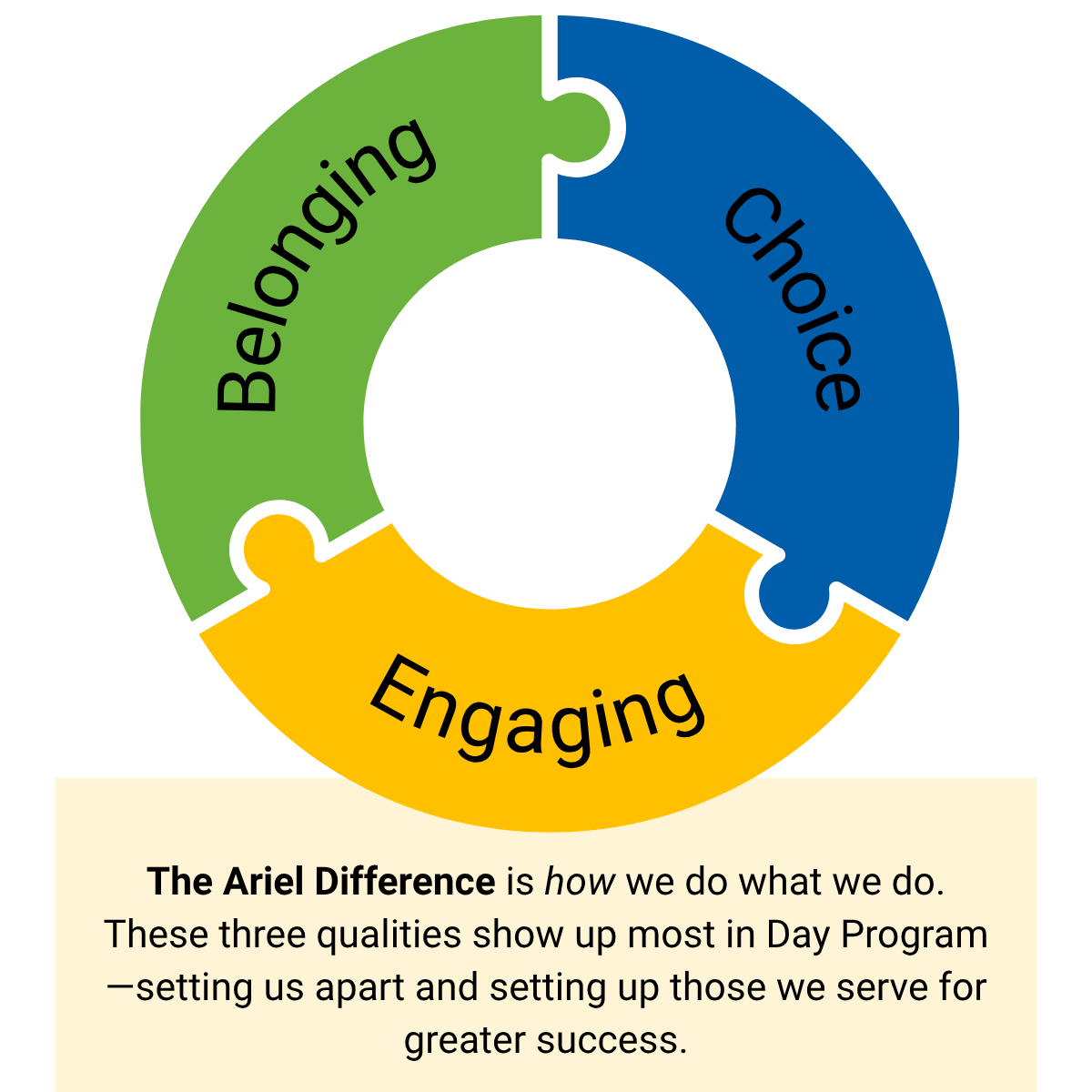 The Ariel Difference: Belonging, Choice, Engaging